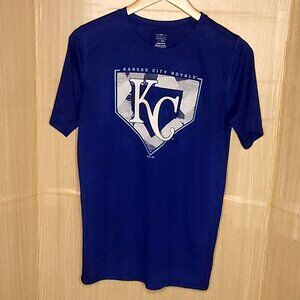 MLB Kansas City Royals Kids Blue Short Sleeve Activewear Top 14-16